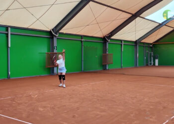 Tenis w wydaniu lekarskim w Puławach [WIDEO]