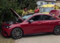 Pijany kierowca rozbił wypożyczonego mercedesa. Odpowie przed sądem