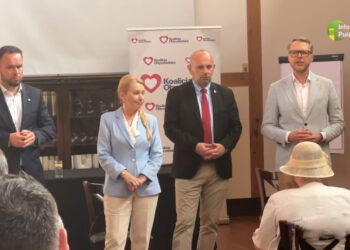 Politycy Koalicji Obywatelskiej spotkali się z mieszkańcami Puław [WIDEO]