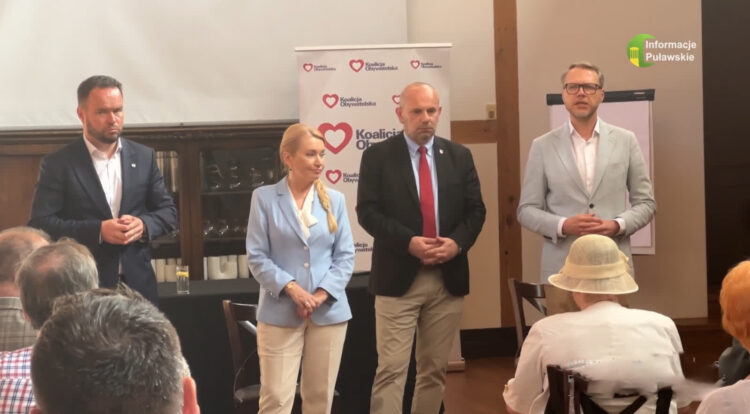 Politycy Koalicji Obywatelskiej spotkali się z mieszkańcami Puław [WIDEO]