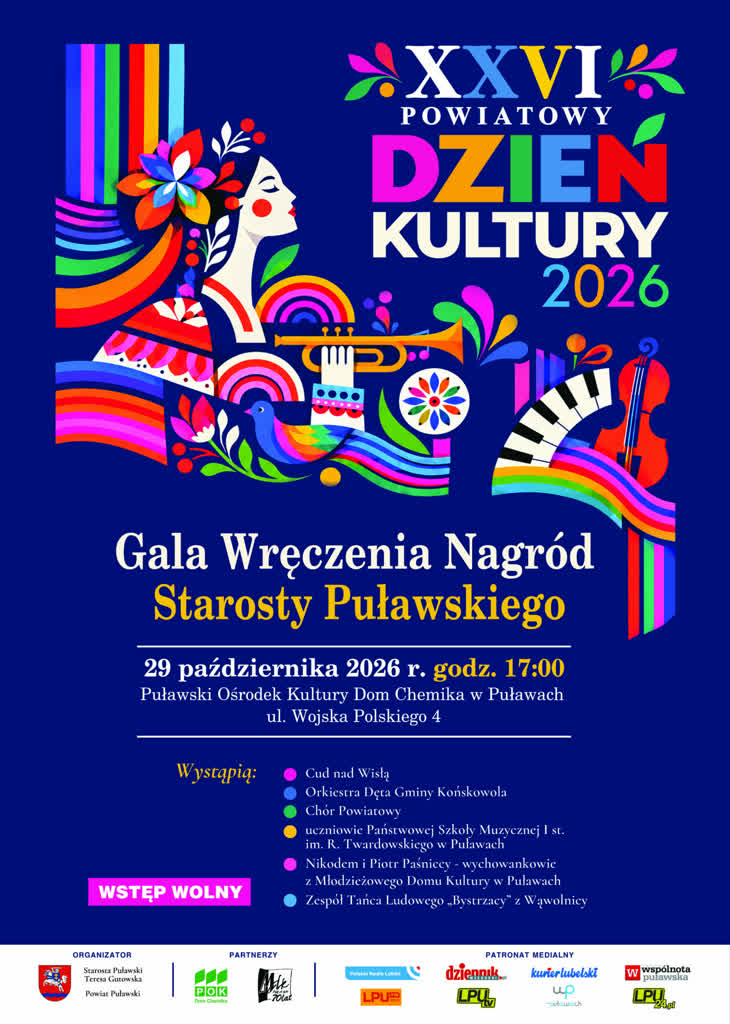 Powiatowy Dzień Kultury w Puławach niebawem