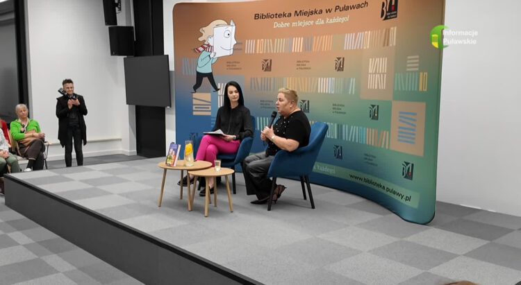 Dorota Wellman w puławskiej Mediatece. Rozmowa o „Afterparty” [WIDEO]